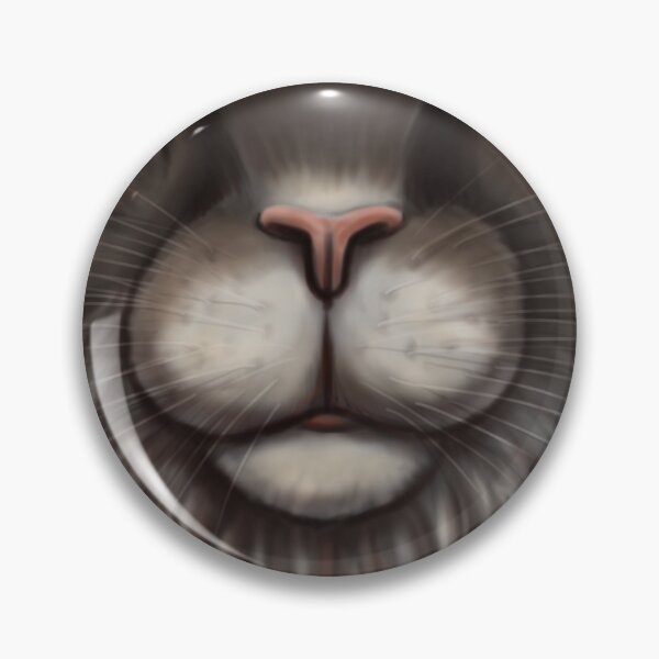 Item preview, Grey Cat face designed and sold by JeMiChi Art.