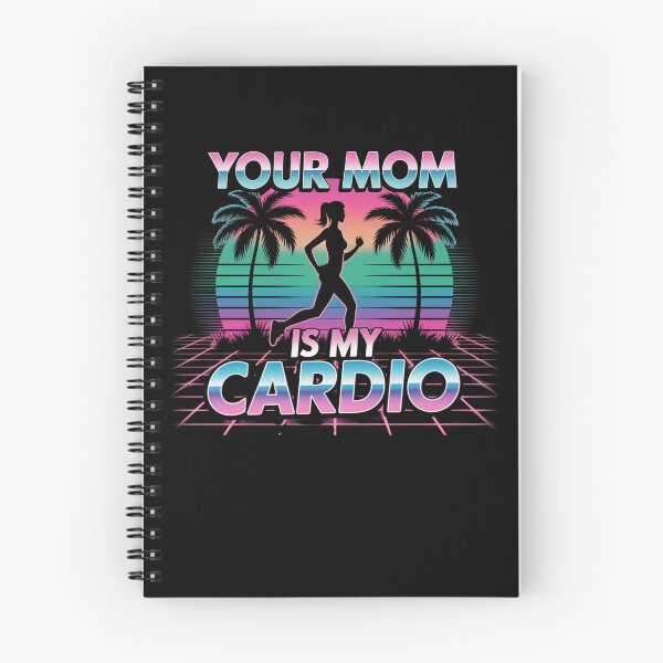Item preview, Your Mom Is My Cardio – Vaporwave Sunset Vibes designed and sold by Gravly.
