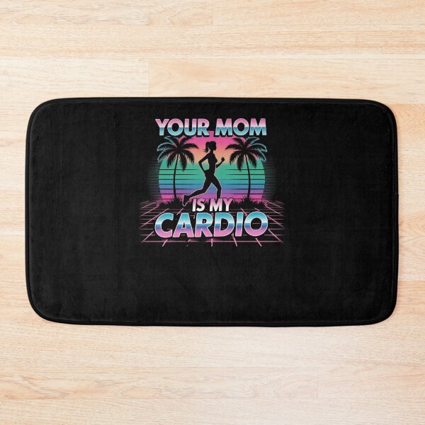 Item preview, Your Mom Is My Cardio – Vaporwave Sunset Vibes designed and sold by Gravly.