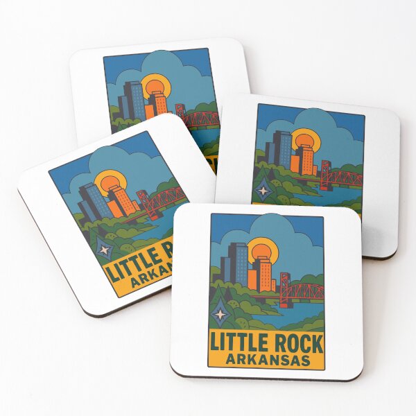 Item preview, Little Rock Arkansas Vintage Style Decal designed and sold by Decal Mania.