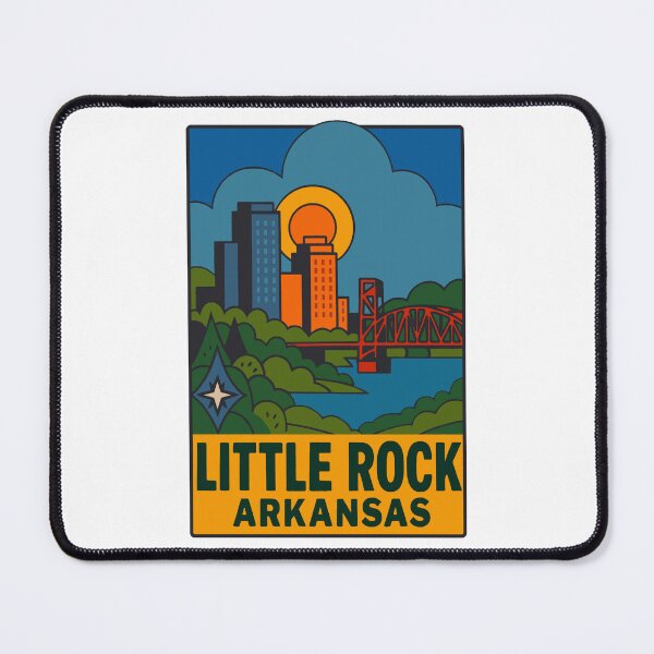 Item preview, Little Rock Arkansas Vintage Style Decal designed and sold by Decal Mania.