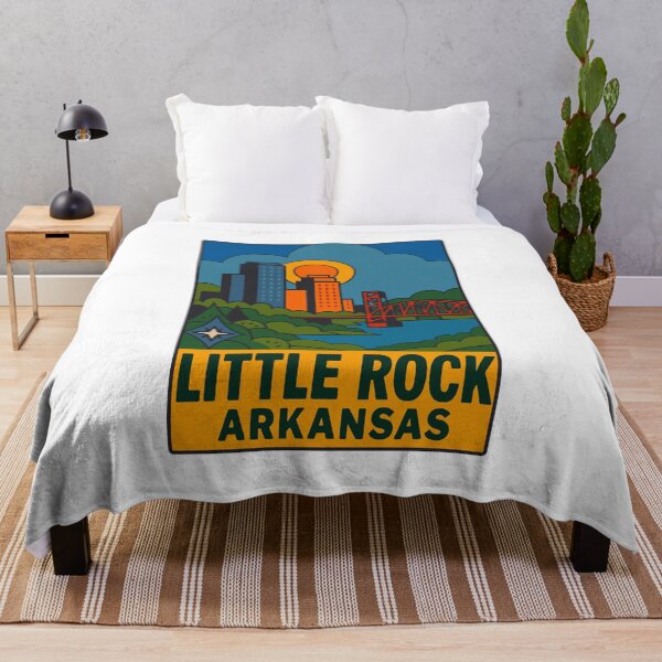 Item preview, Little Rock Arkansas Vintage Style Decal designed and sold by Decal Mania.