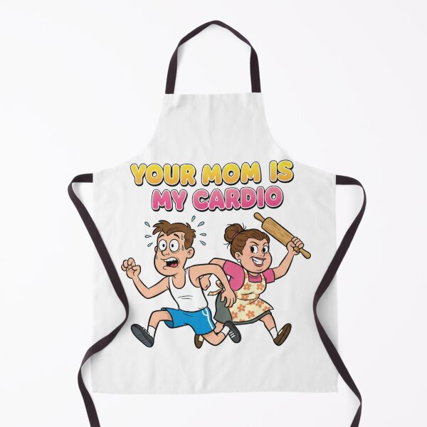 Item preview, Your Mom Is My Cardio – Cartoon Chase Comedy designed and sold by Gravly.