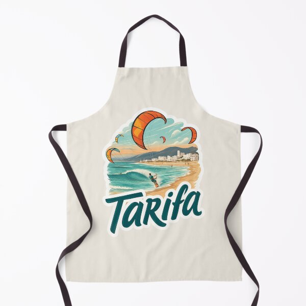 Item preview, Tarifa Spain Vintage Travel Sticker - Retro Surf & Kitesurf Design designed and sold by Blurbean.