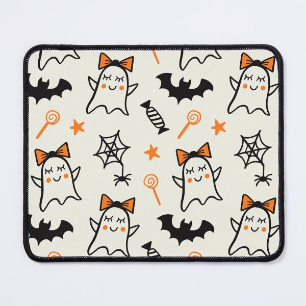 Item preview, coquette bow ghosts, bats trick and treats designed and sold by ElixirCraft.