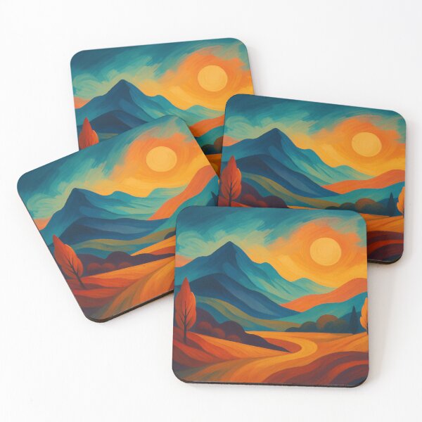 Item preview, Colorwave Hills – Abstract Nature Design designed and sold by Jack’s Shirts Craft.