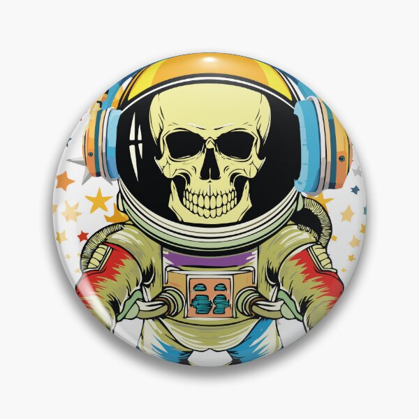 Item preview, Astronaut Skull - Cosmic Beats designed and sold by acmartinez.