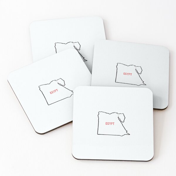 Item preview, Egypt Hand-Drawn Map - Explore North Africa designed and sold by Soft Strength Studio.