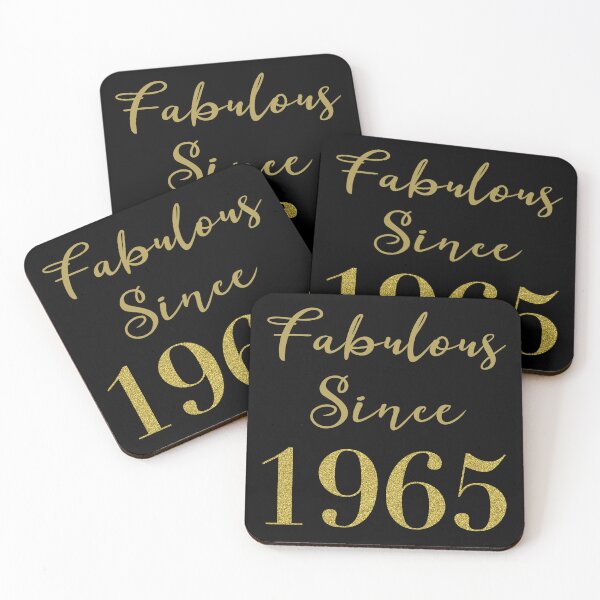 Item preview, Fabulous Since 1965 60th Birthday designed and sold by thepixelgarden.