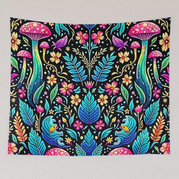 Item preview, Enchanted Mushroom Forest Dream Art designed and sold by Health And Fitness Posts e-Store.