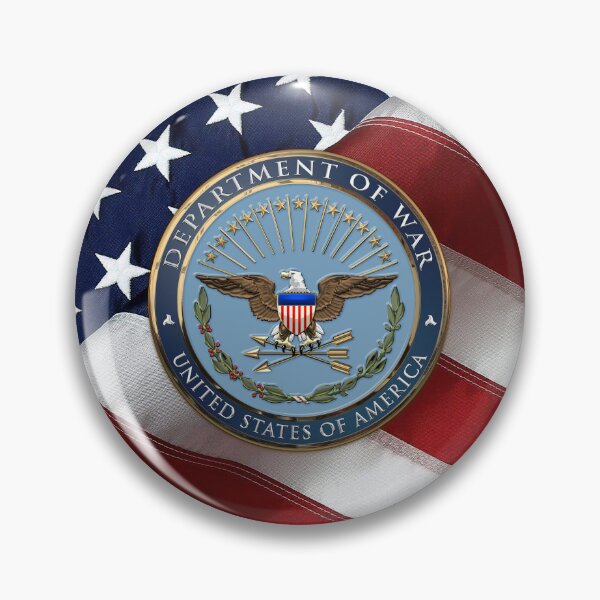 Item preview, United States Department of War Emblem over American Flag designed and sold by Serge Averbukh Art Studio.