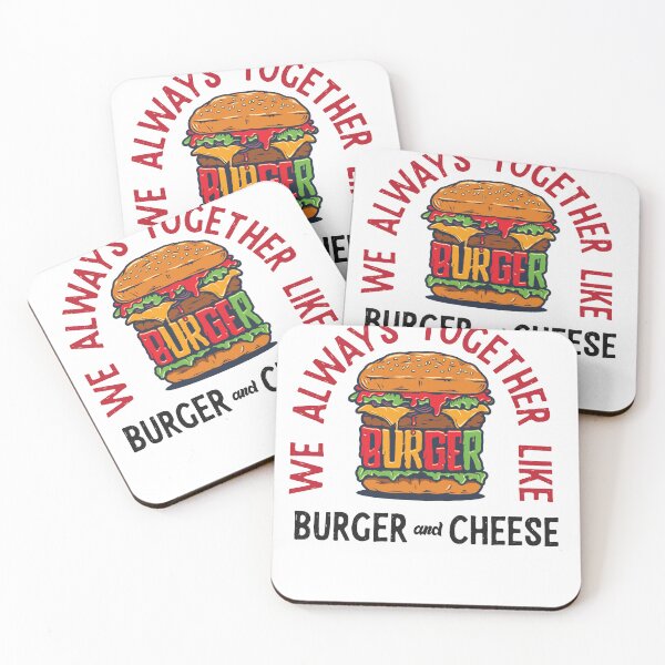 Item preview, We Always Together Like Burger and Cheese T-Shirt – Funny Couple Love Graphic Tee, Foodie Humor Art & Romantic Gift for Food Lovers designed and sold by DreamFlux.