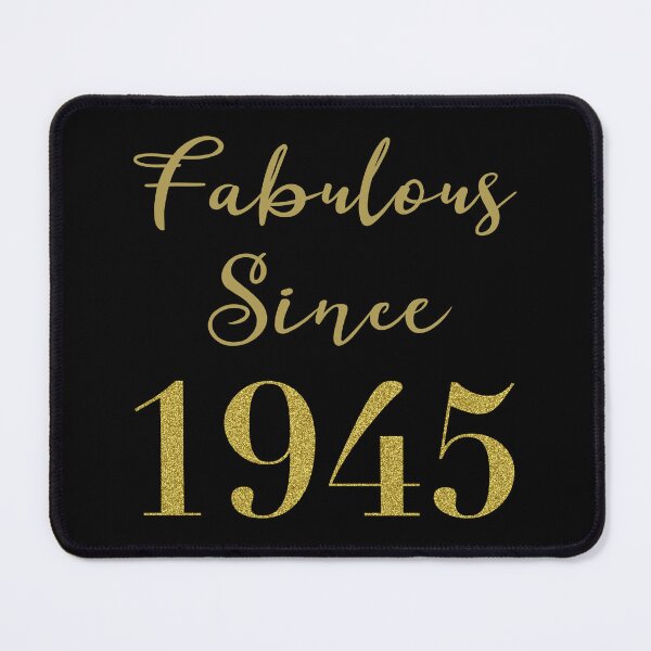 Item preview, Fabulous Since 1945 80th Birthday designed and sold by thepixelgarden.