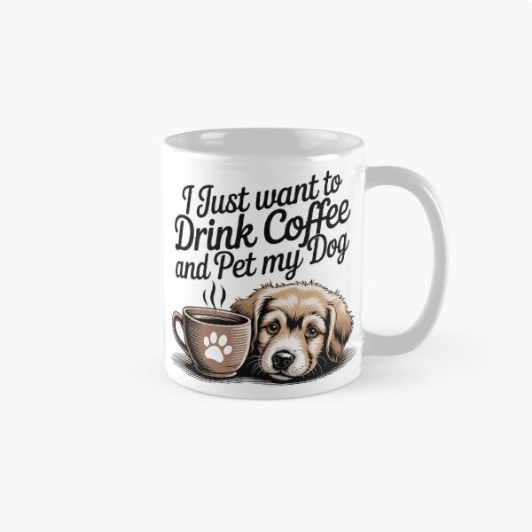 Item preview, Coffee and Dog | T-Shirt designed and sold by NicolasGlowArt.