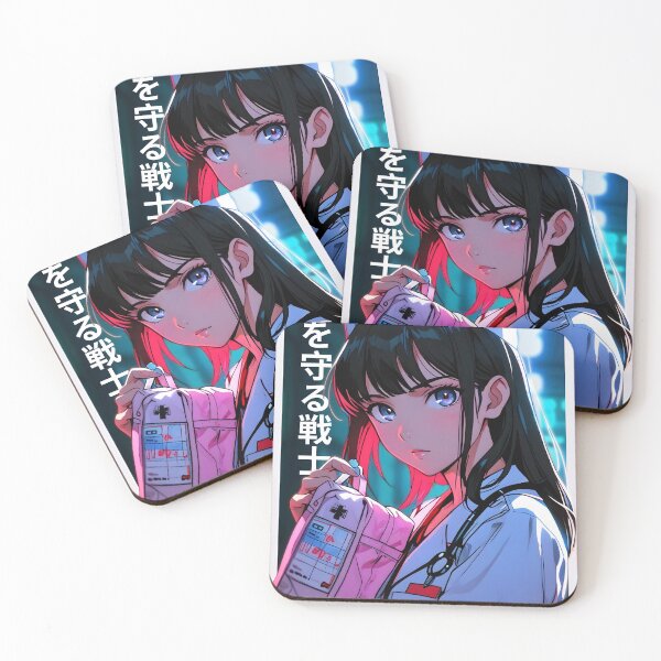 Item preview, Anime Nurse Girl – Brave Medical Warrior Protecting Life designed and sold by RetroAnime27.