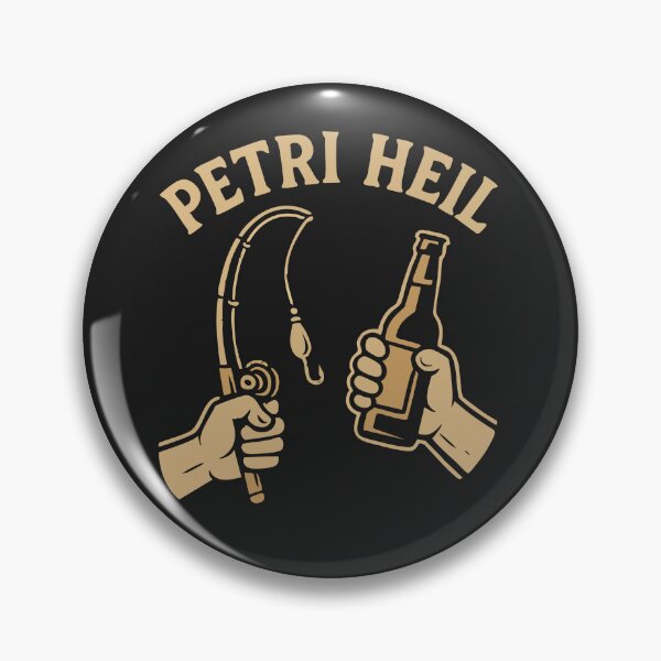 Artikelvorschau, Petri Heil – Lustiges Angel Bier Motiv entworfen und verkauft von Print-Zoo.