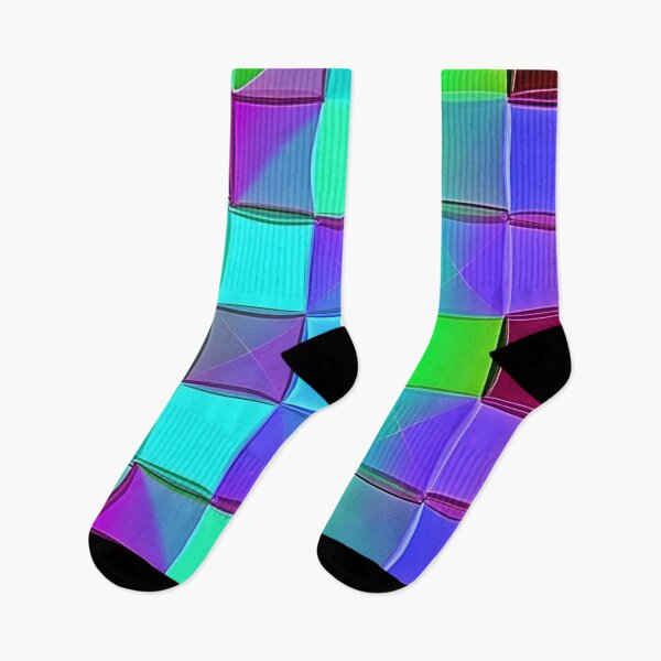 Item preview, Vibrant Geometric Light Waves designed and sold by Health And Fitness Posts e-Store.