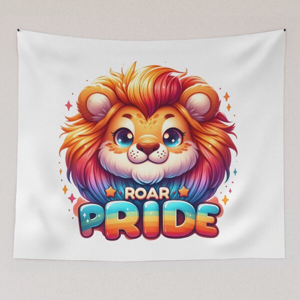Item preview, lion, lion roar, pride, strength, power designed and sold by TrueArtVibes.