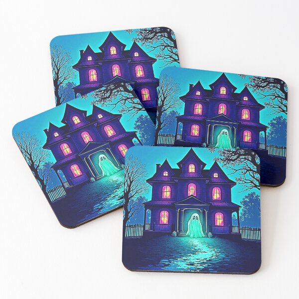 Item preview, Haunted Halloween Ghost House Design designed and sold by Health And Fitness Posts e-Store.