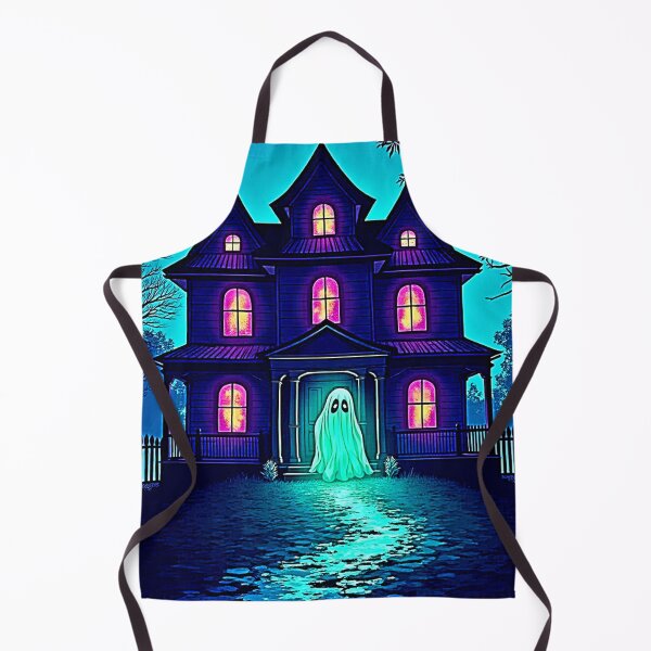 Item preview, Haunted Halloween Ghost House Design designed and sold by Health And Fitness Posts e-Store.