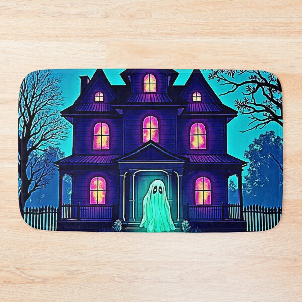 Item preview, Haunted Halloween Ghost House Design designed and sold by Health And Fitness Posts e-Store.