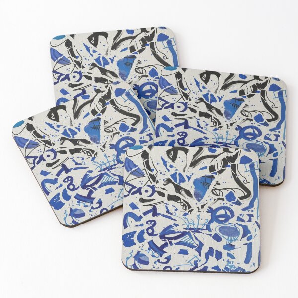 Item preview, Blue Velocity by The Maximalist Artist designed and sold by regiaart.