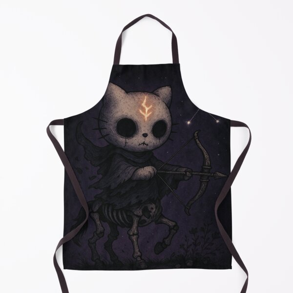Item preview, Dark Sagittarius: cat-centaur skeleton shooting arrows designed and sold by art-emissa.