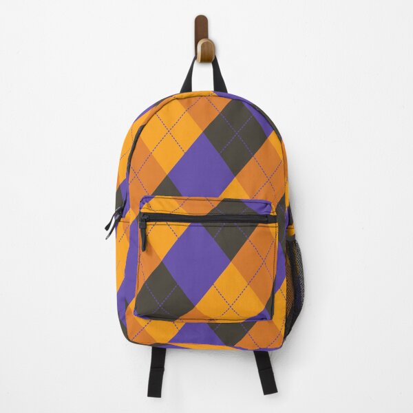 Item preview, Halloween plaid tartan argyle designed and sold by ElixirCraft.