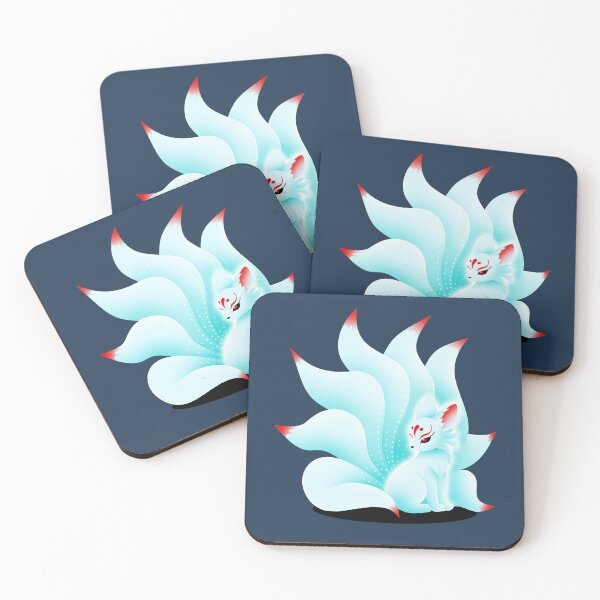 Item preview, Glowing Kitsune – Mystical Fox Spirit designed and sold by erion5k.