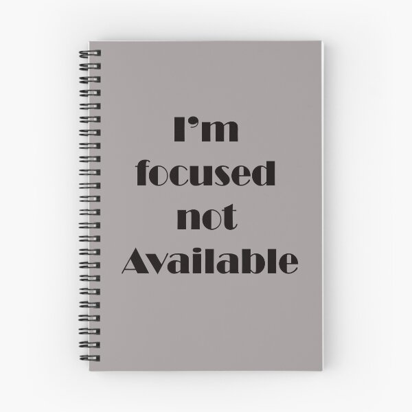 Item preview, I’m Focused Not Available – Hustle & Boundaries Quote Design designed and sold by ArtNestVerse.