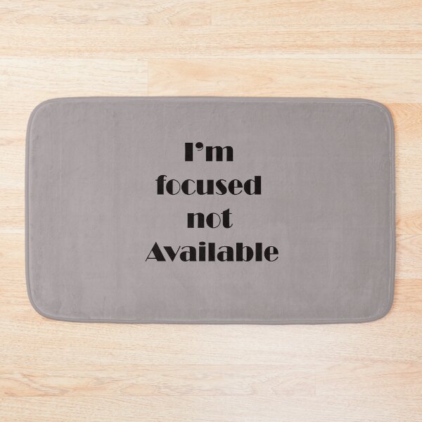 Item preview, I’m Focused Not Available – Hustle & Boundaries Quote Design designed and sold by ArtNestVerse.