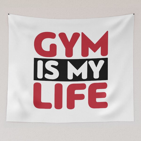 Item preview, Gym Is My Life T-Shirt – Bold Typography Fitness Graphic Tee, Motivational Workout Apparel for Lifters, CrossFit Athletes & Gym Warriors designed and sold by DreamFlux.