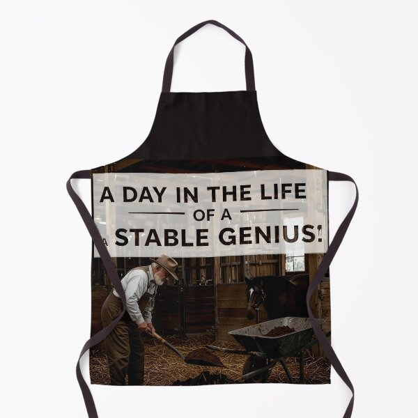 Item preview, life of a stable genius funny art designed and sold by SmashingDeals.