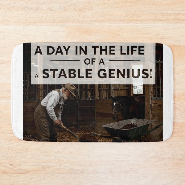 Item preview, life of a stable genius funny art designed and sold by SmashingDeals.