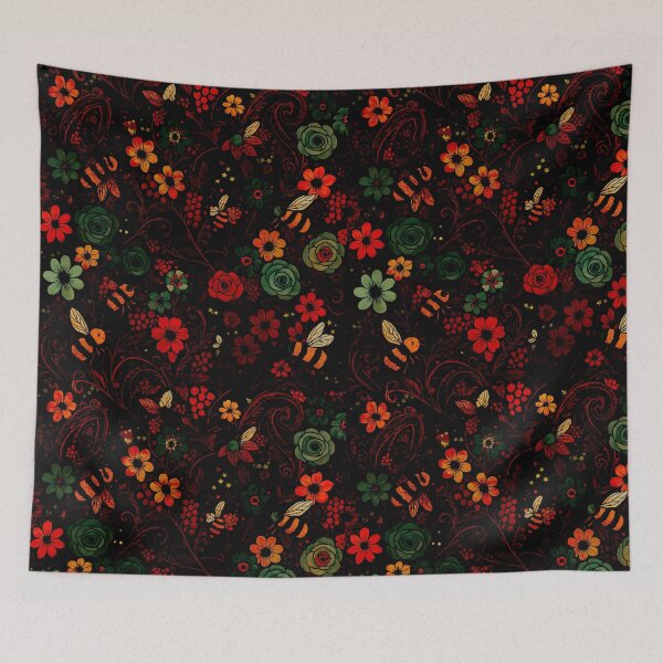Item preview, Twilight Bee Garden designed and sold by Loomandlorebyh.
