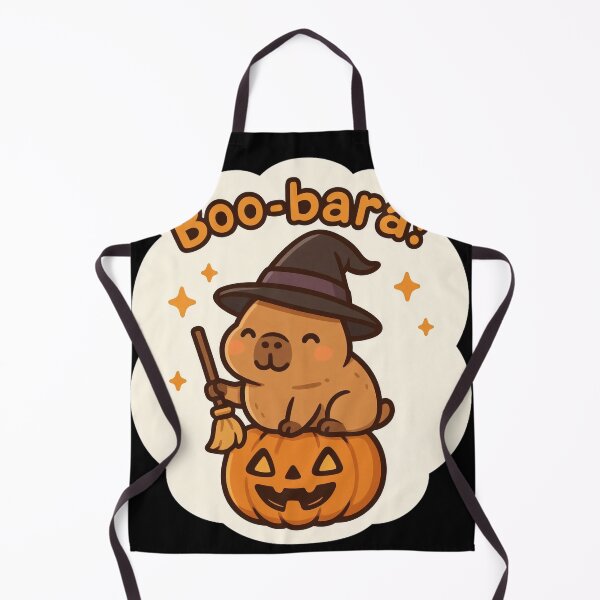 Item preview, Boo-bara! Adorable Witch Capybara Halloween Cartoon designed and sold by Spiritveil.