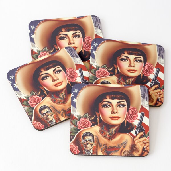 Item preview, Retro American Cowgirl designed and sold by PulpVintage.