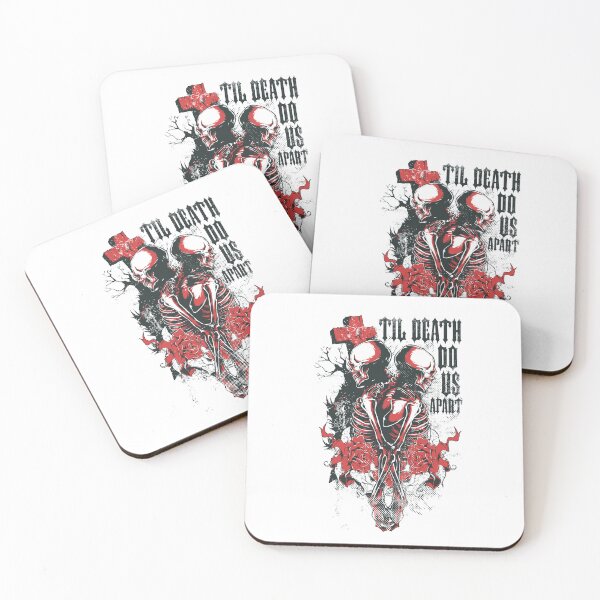 Item preview, Till Death Do Us Part T-Shirt – Minimalist Skeleton Love Graphic Tee, Gothic Eternal Couple Art & Dark Romance Design for Soulmates designed and sold by DreamFlux.