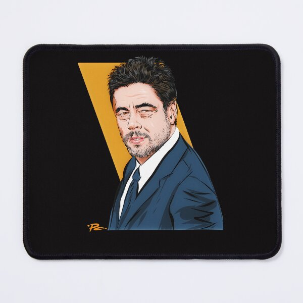 Item preview, Benicio-Del-Toro---An-Illustration-By-Paul-Cemmick designed and sold by GusSnodgra.
