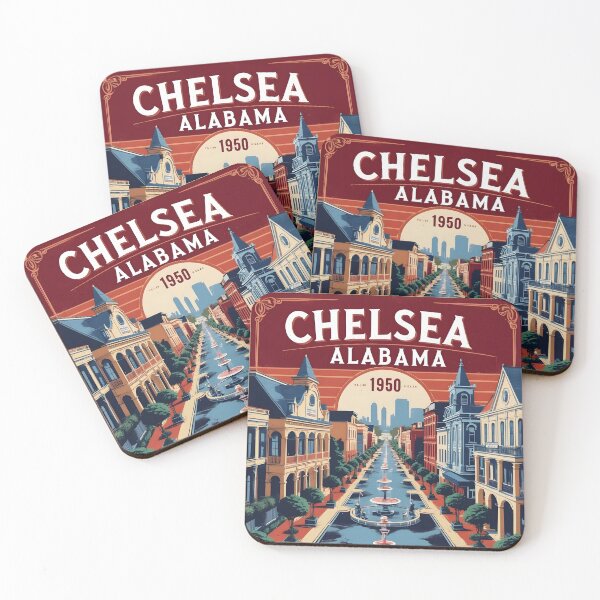 Item preview, Chelsea Alabama 1950s USA Vintage Travel Tourism  designed and sold by TravelersGems.