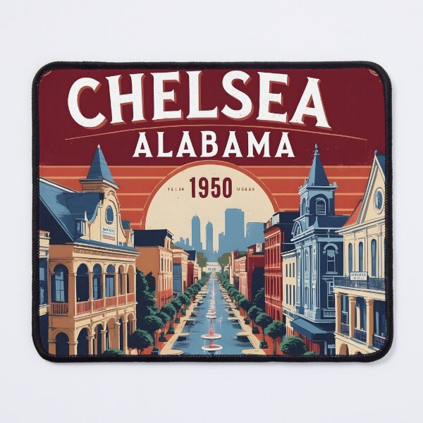 Item preview, Chelsea Alabama 1950s USA Vintage Travel Tourism designed and sold by TravelersGems.