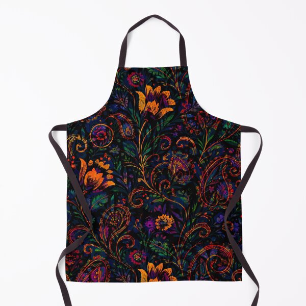 Item preview, Midnight Paisley Garden designed and sold by Loomandlorebyh.