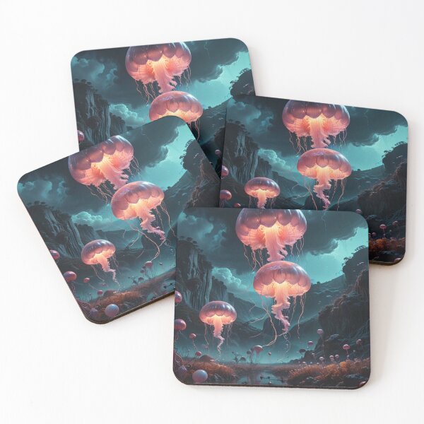 Item preview, Cosmic Wildlife Dreams – Celestial Jellyfish Glow designed and sold by Shouganai-Mind.