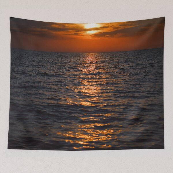 Item preview, Golden Sunset over the Ocean Waves designed and sold by RastislavS.