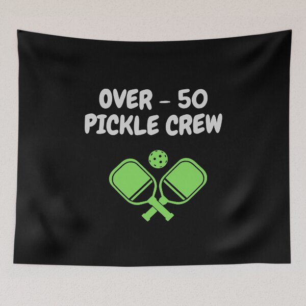 Item preview, Over-50 Pickle Crew - Padel Rackets Senior Sports Tee designed and sold by Moyeri.