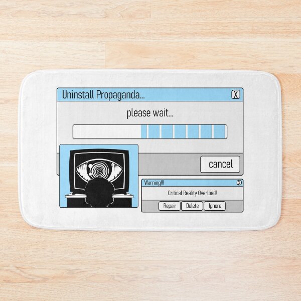 Artikelvorschau, Uninstall Propaganda | Politisches programmieren | Ladebildschirm entworfen und verkauft von ProdbyNiECO.