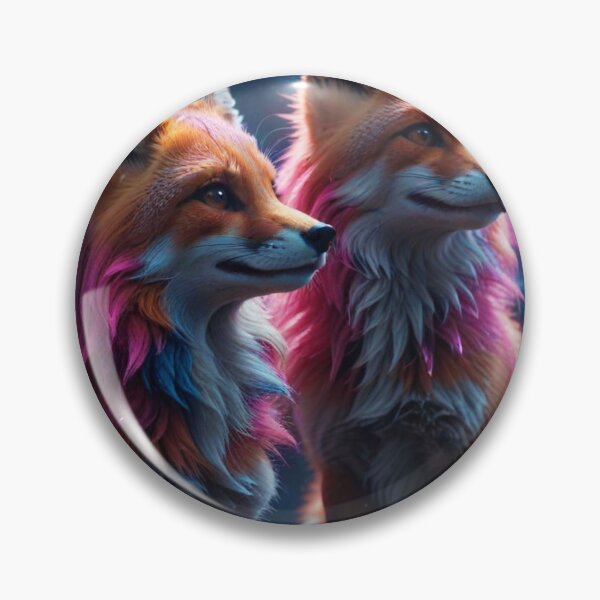 Item preview, Cosmic Wildlife Dreams – Enchanted Foxes Under the Stars designed and sold by Shouganai-Mind.