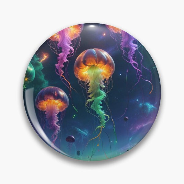 Item preview, Cosmic Wildlife Dreams – Dreamlike Jellyfish Universe designed and sold by Shouganai-Mind.