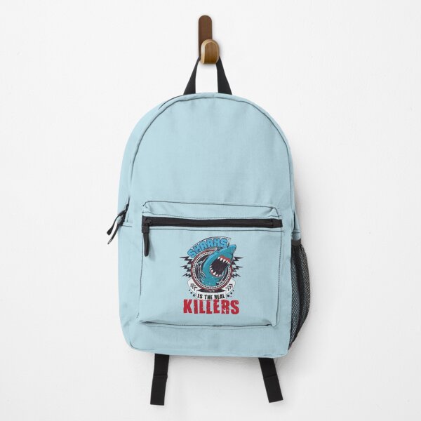Item preview, Sharks Are the Real Killers T-Shirt – Fierce Vector Shark Graphic Tee, Ocean Predator Art for Surfers, Marine Rebels & Beach Vibe Lovers designed and sold by DreamFlux.