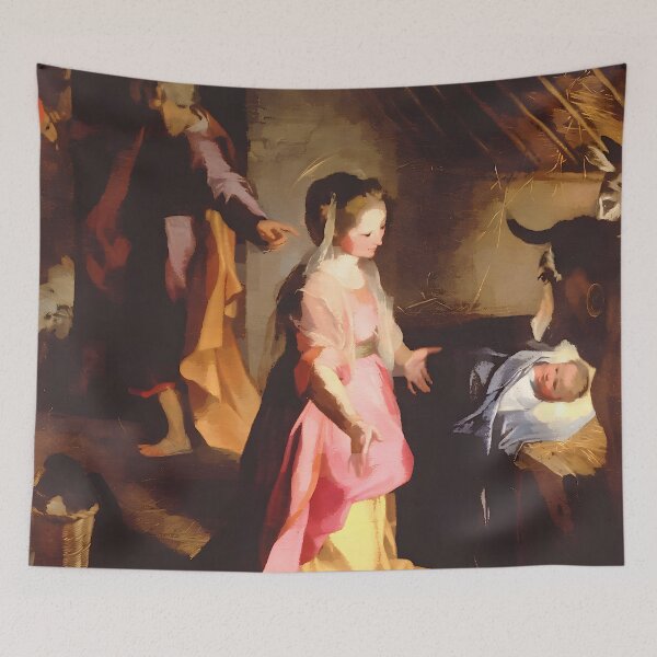 Item preview, Adoration of the Child - Federico Barocci designed and sold by Jon-Baran.